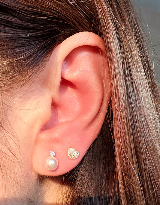 Orecchini Perla e Zircone
