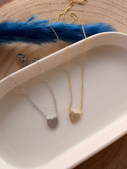 Collana Choker Cuore