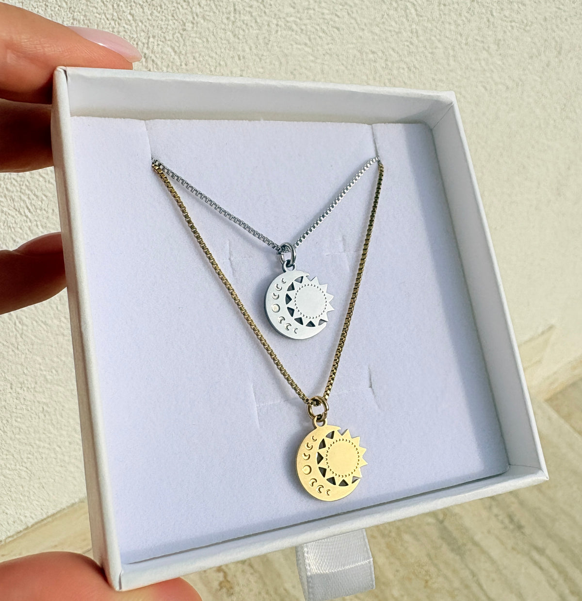 Collana Sole Luna