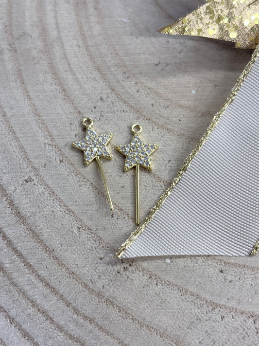 Charms bacchetta magica Zirconi