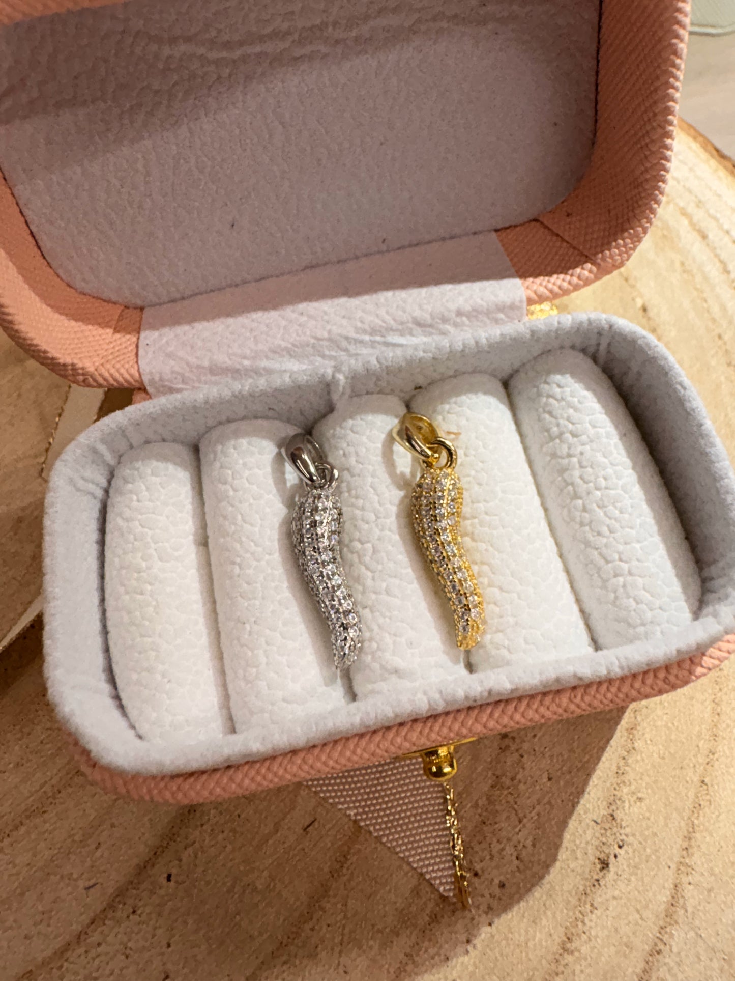 Charm Cornetto Zirconi