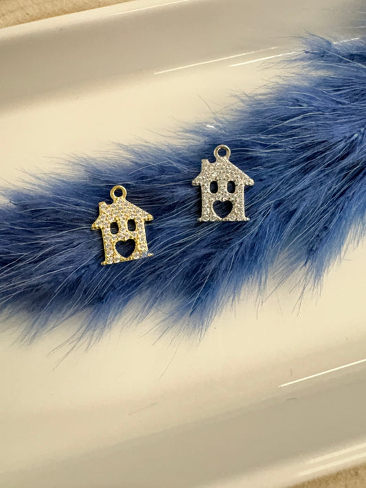 Charm Casetta Con Zirconi