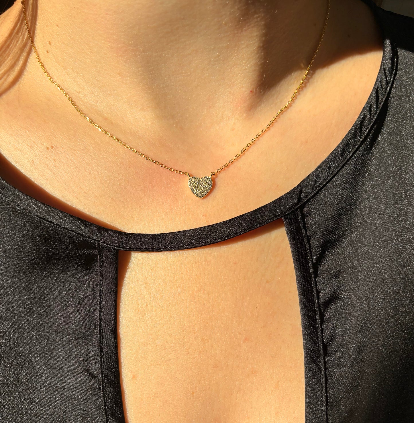 Collana Choker Cuore