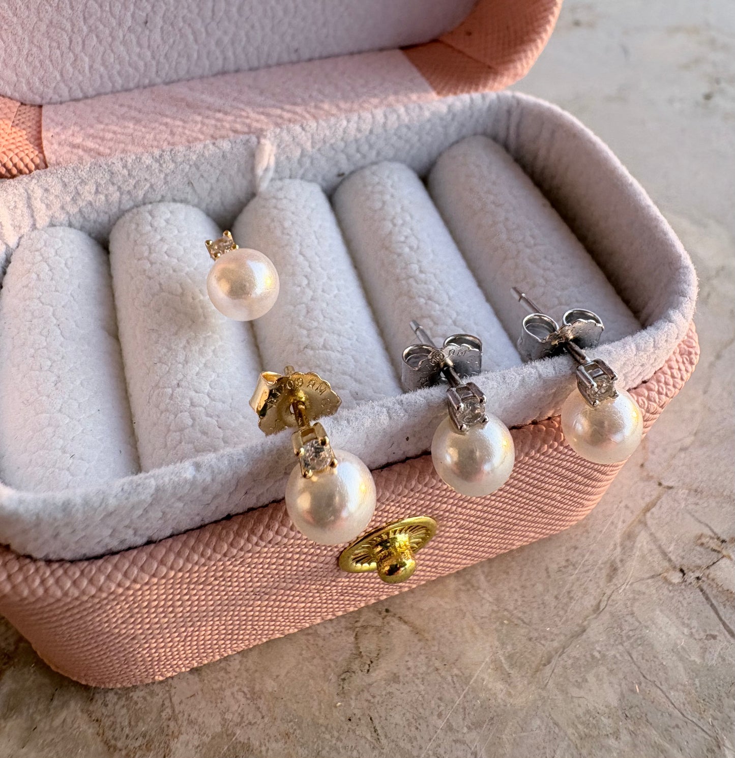 Orecchini Perla e Zircone