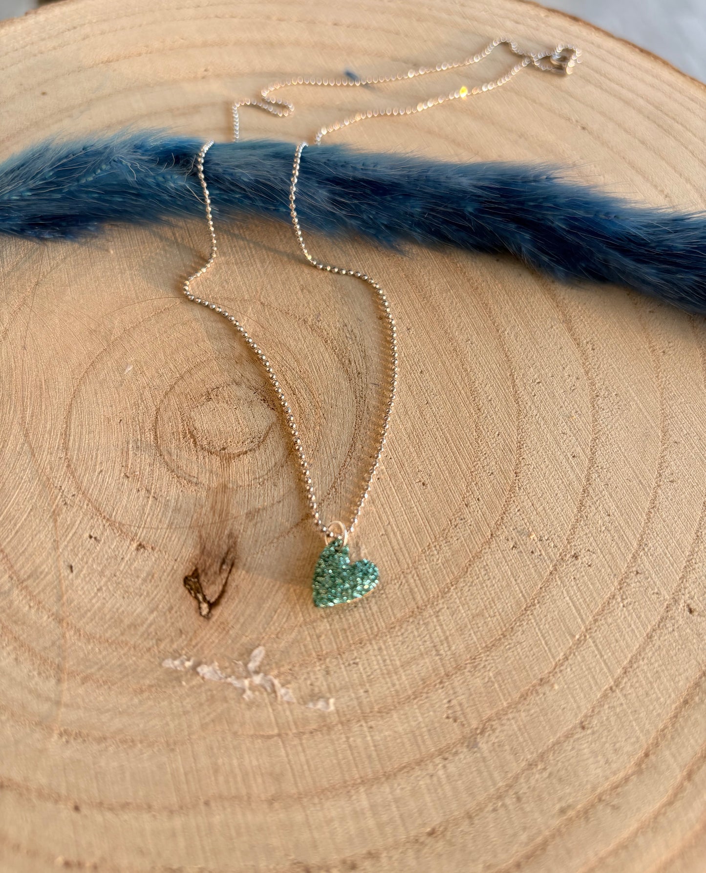 Diamantina con Cuore Glitter