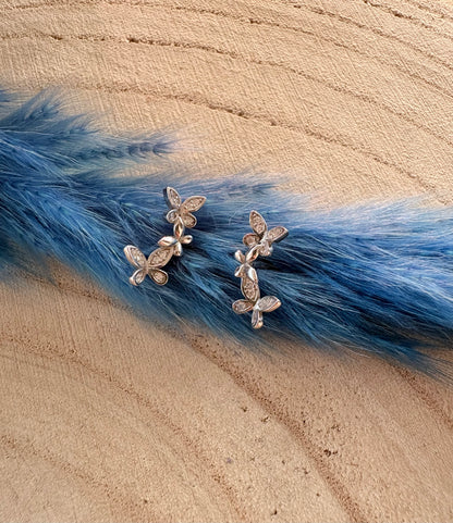 Orecchini Farfalla con Zirconi
